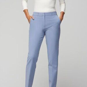 White House Black Market Cropped Ankle Pants in Periwinkle Blue